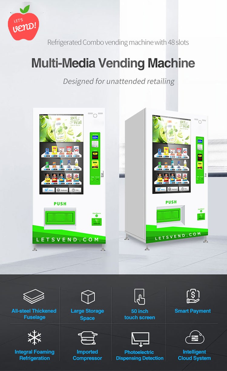 Full Touchscreen Vending Machine