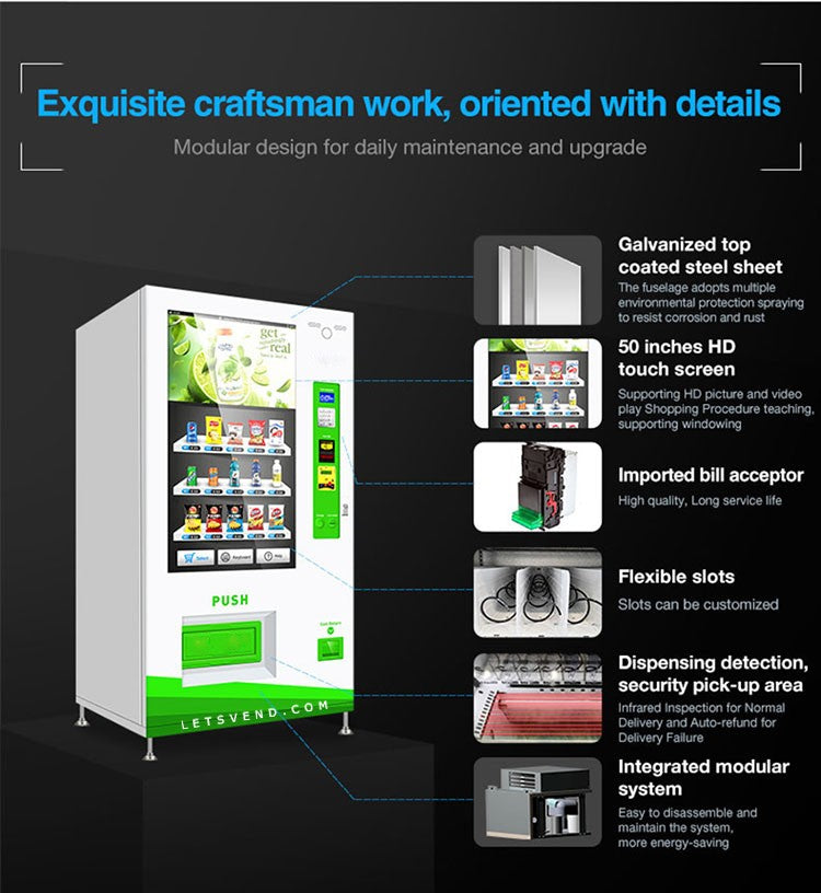 Full Touchscreen Vending Machine