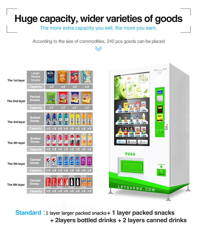 Full Touchscreen Vending Machine