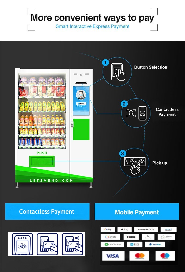 Side Touchscreen Vending Machine