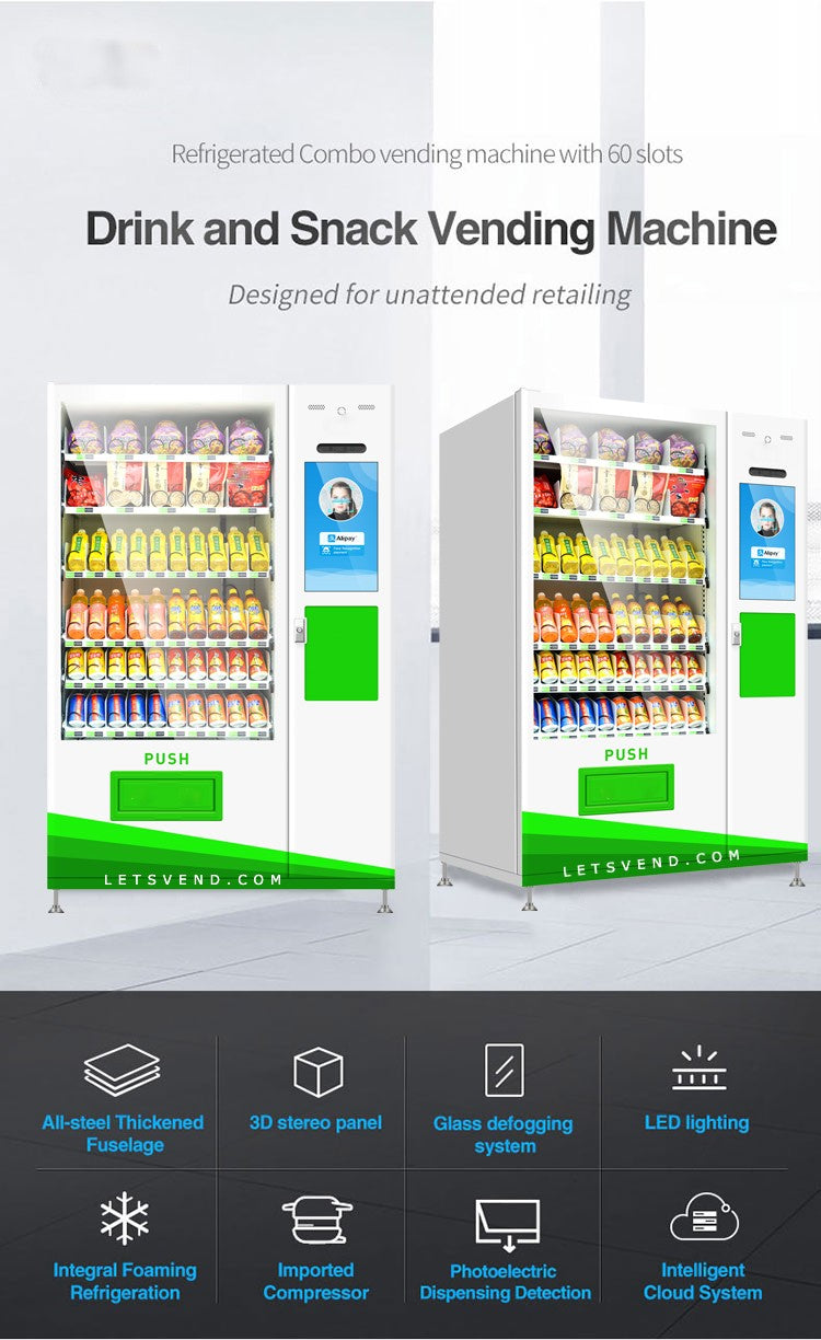 Side Touchscreen Vending Machine