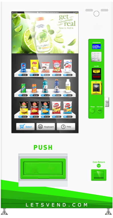 Full Touchscreen Vending Machine